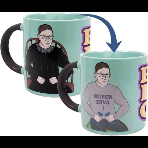 Ruth Bader Ginsburg Color Changing Mug - Picture 2 of 4
